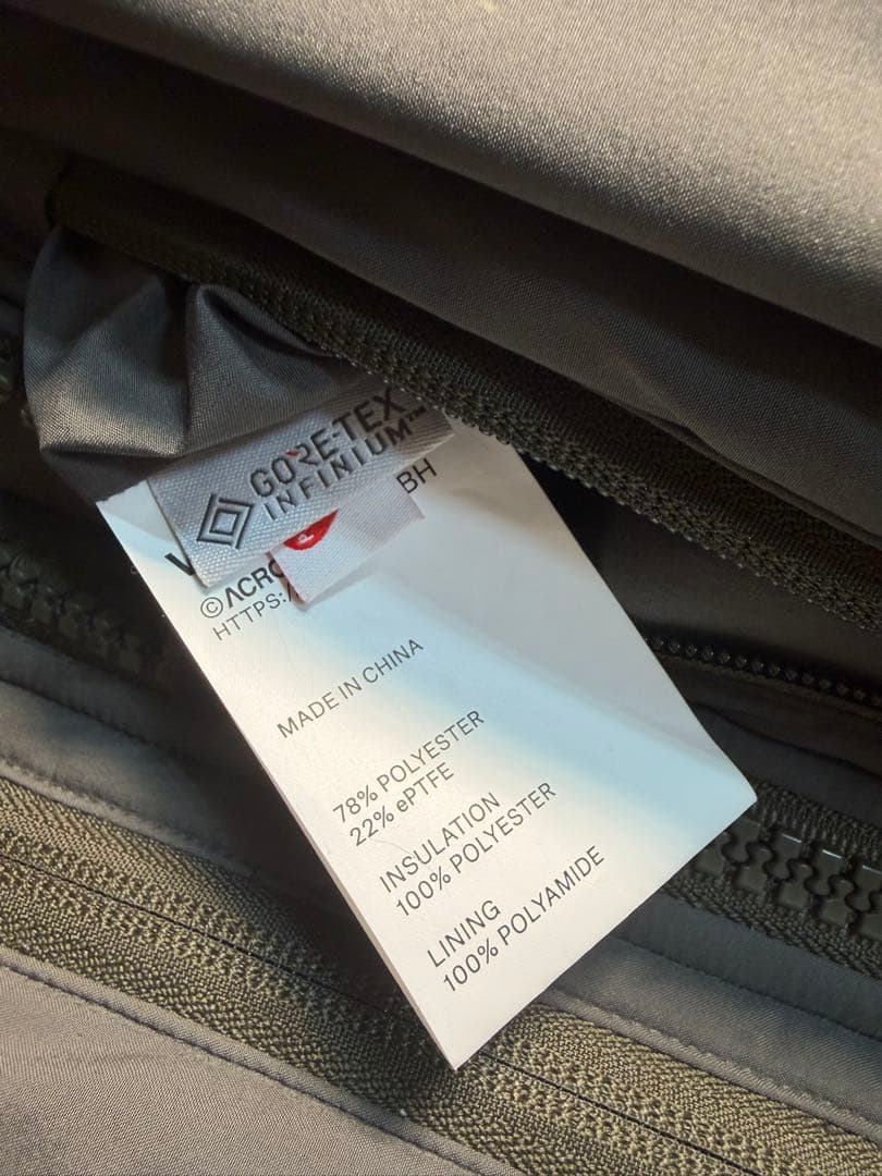 ACRONYM V91-WS size.S グレー　アクロニウム