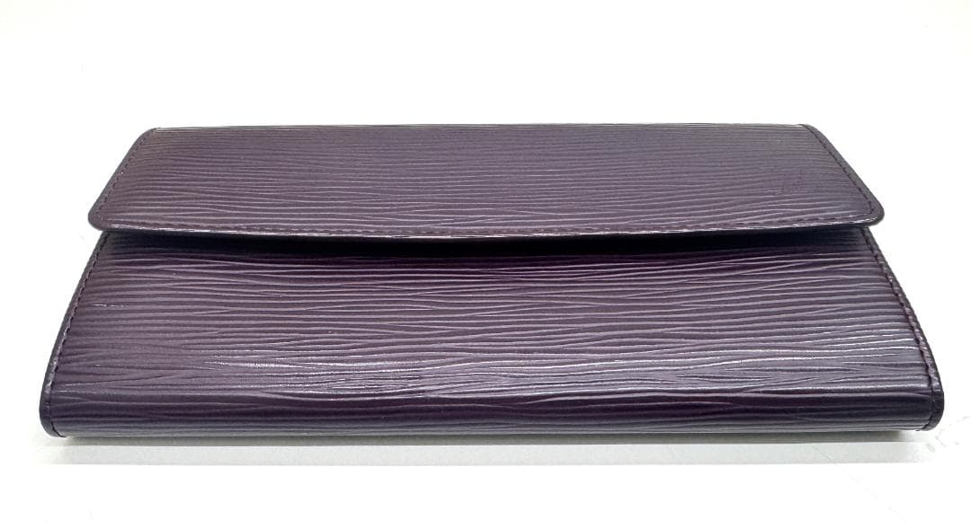 ★美品★ルイヴィトン 長財布 エピ カシス ポルトフォイユサラ パープル 紫