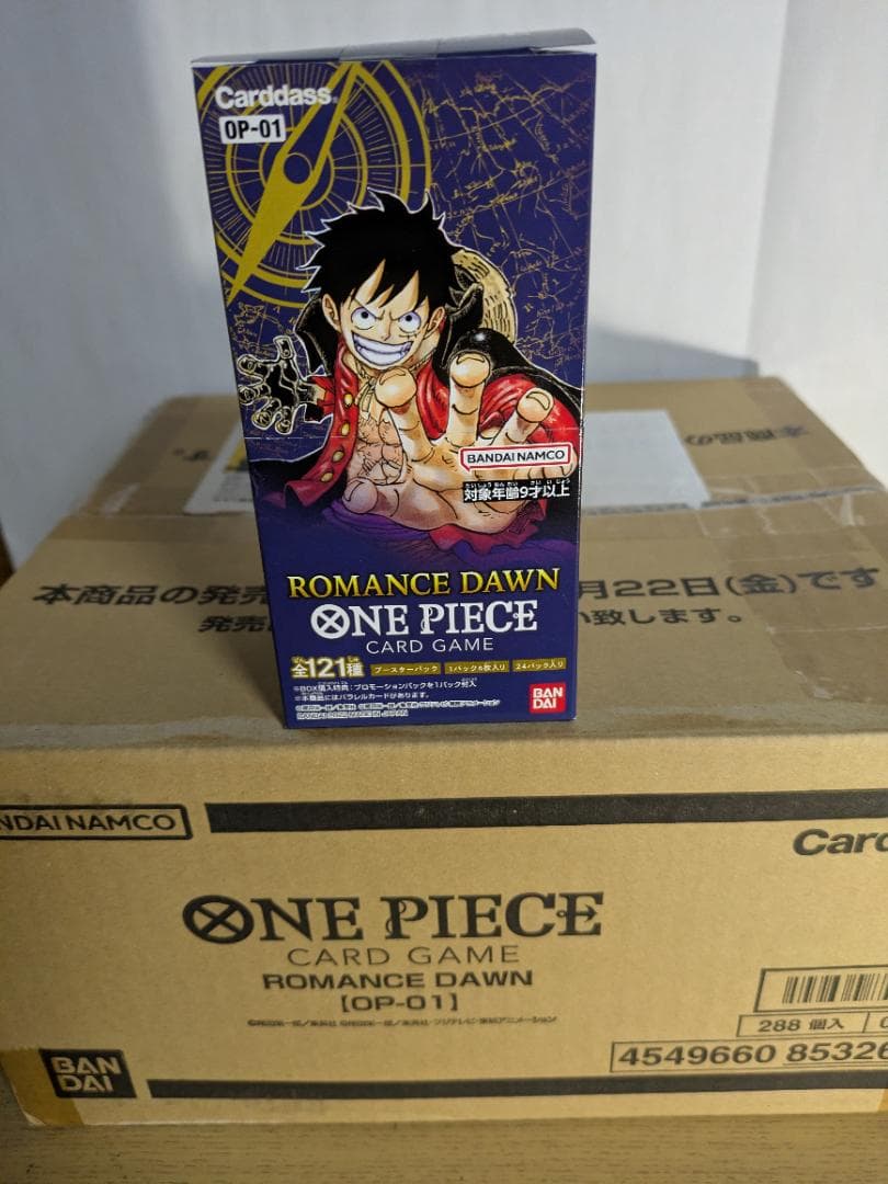 ワンピースカード　ロマンスドーン　1BOX OP-01 新品未開封テープ付き