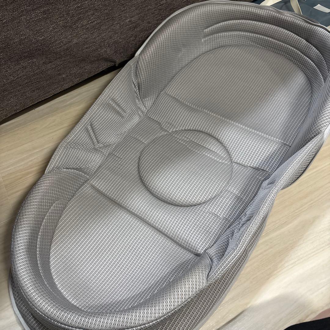 【美品】ネオママイズム ベッドインベッド ベビーベッド　グレー　収納バッグ付き