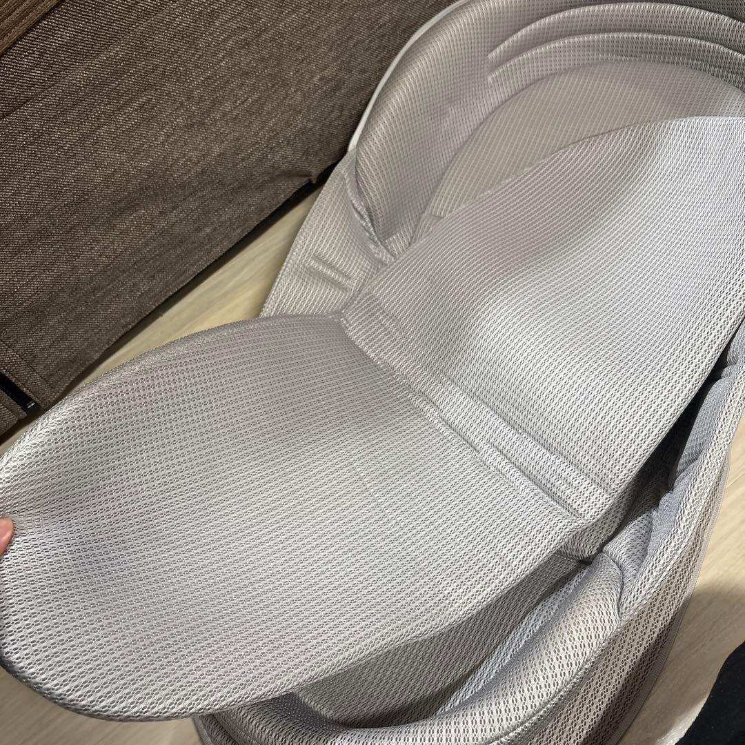 【美品】ネオママイズム ベッドインベッド ベビーベッド　グレー　収納バッグ付き