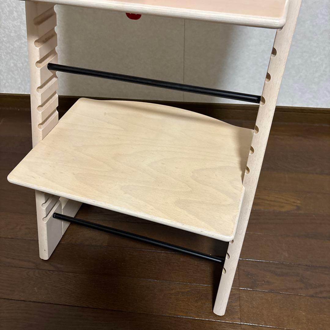 【良品】ストッケ トリップトラップ ホワイト ベビーセット付き