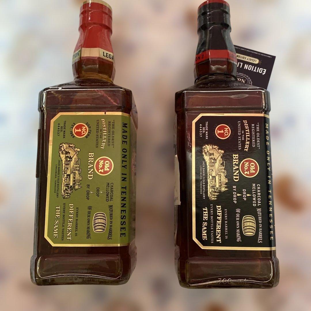 ジャックダニエル レガシーエディション1、2セット(各1本)　700ml