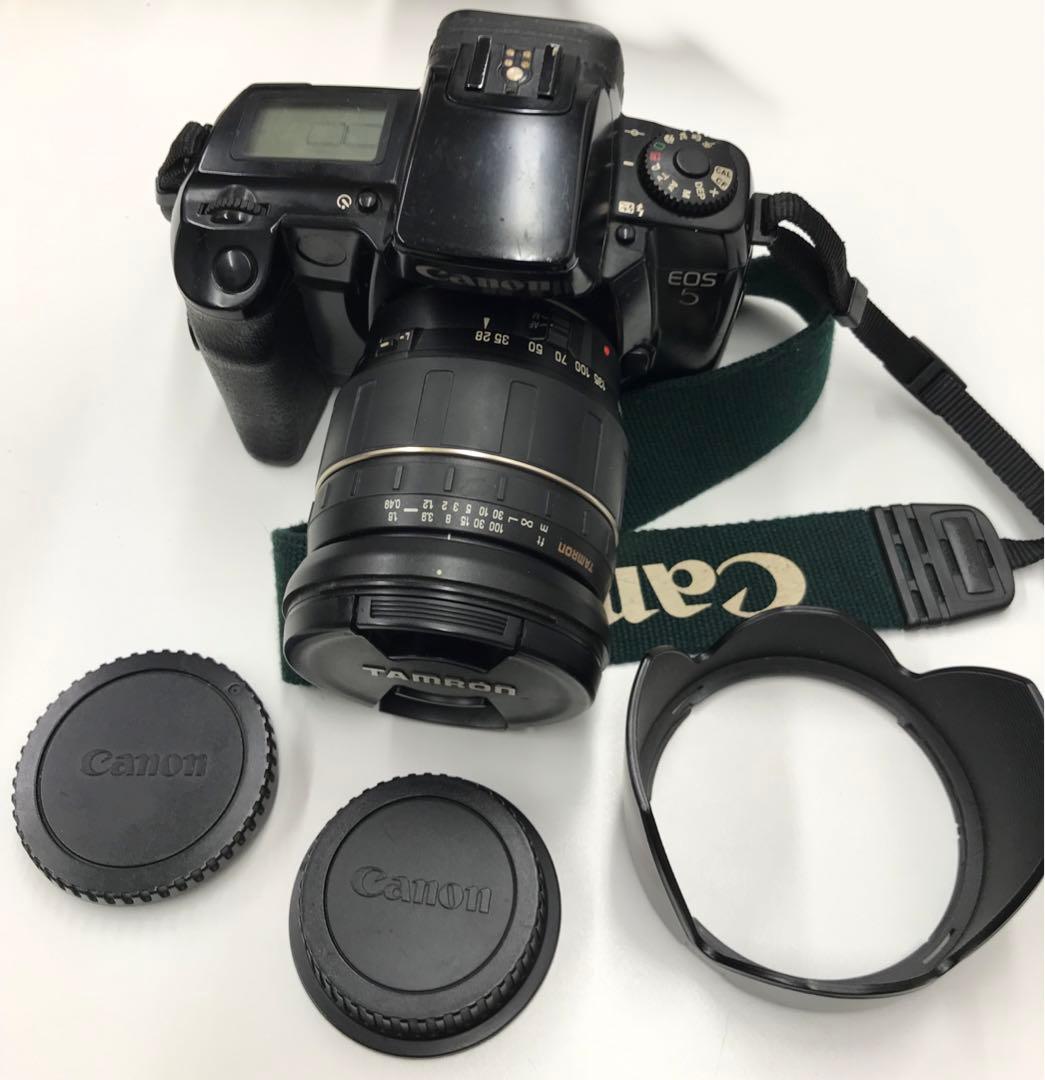 9 Canon キャノン EOS 5 ＋ TAMRON 28-200mm レンズ