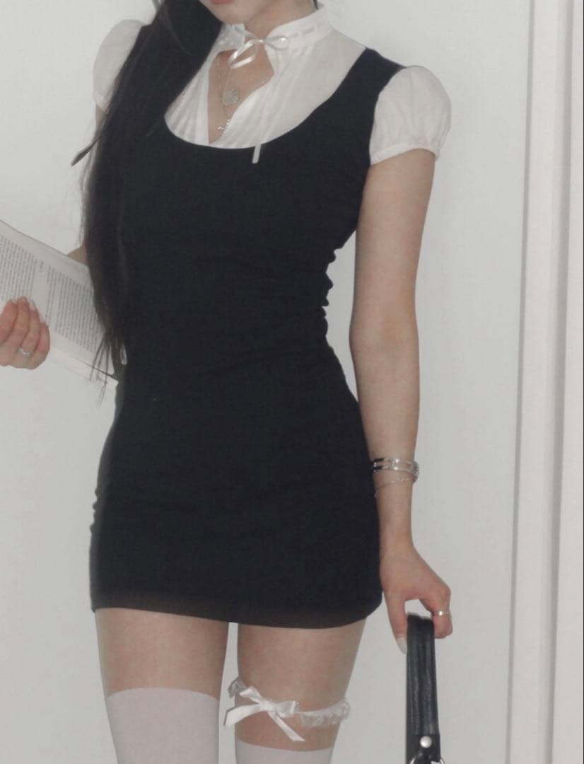 angelnumber555 ワンピースドレス　韓国