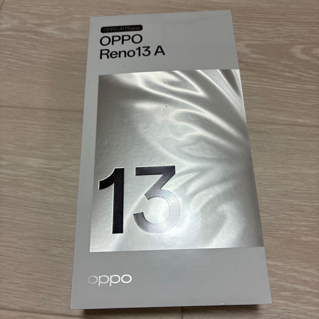 新品未開封OPPO Reno13 A 128GBアイスブルー　SIMフリー電化店