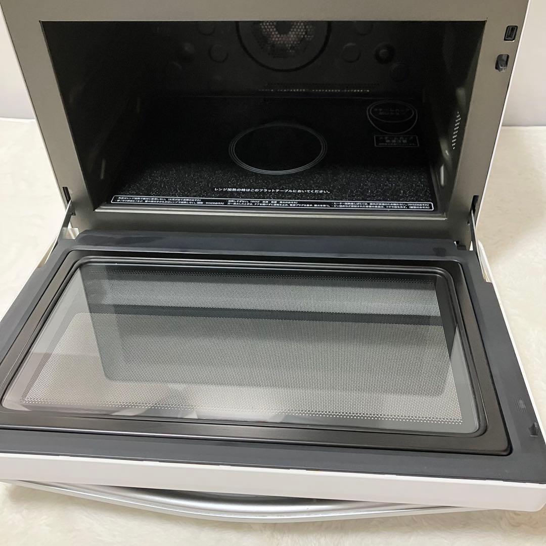 22年製 SHARP オーブンレンジ RE-SS10X-W 31L 2段調理 白