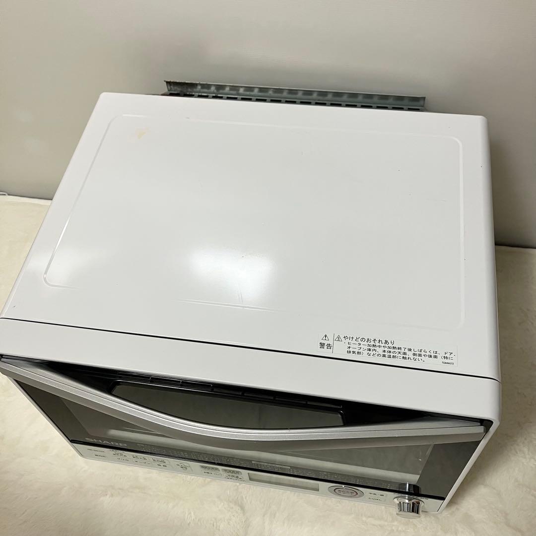 22年製 SHARP オーブンレンジ RE-SS10X-W 31L 2段調理 白