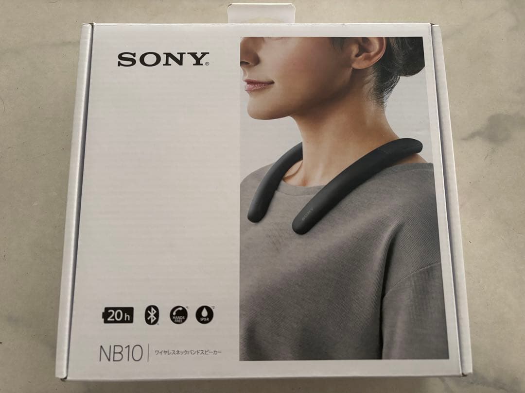 ワイヤレスネックバンドスピーカー　SONY