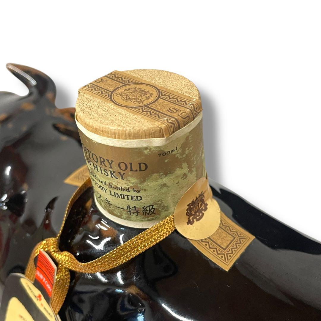 【未開栓】SUNTORY OLD WHISKY 1985 丑B/干支ボトル/陶器