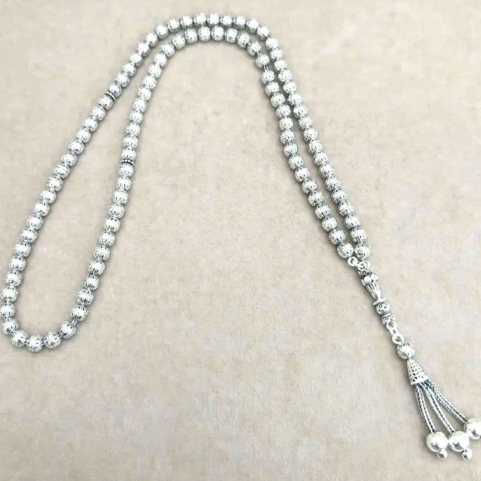 ☆NEW☆ トルコ製 925シルバー タスビー（99ビーズ）