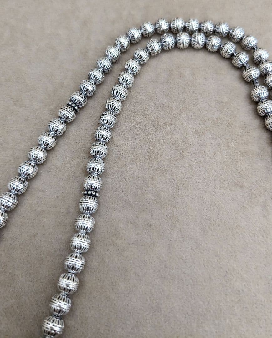 ☆NEW☆ トルコ製 925シルバー タスビー（99ビーズ）