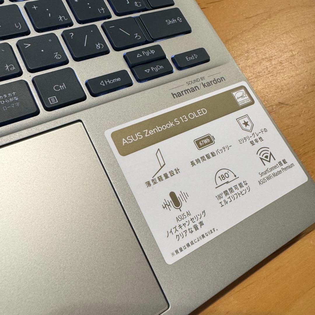 【やや難あり】ASUS Zenbook S 13 OLED Ryzen 7