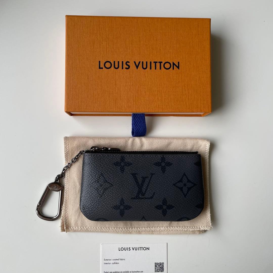 ルイヴィトン　カードキーケース ポシェット・クレ モノグラム エクリプス