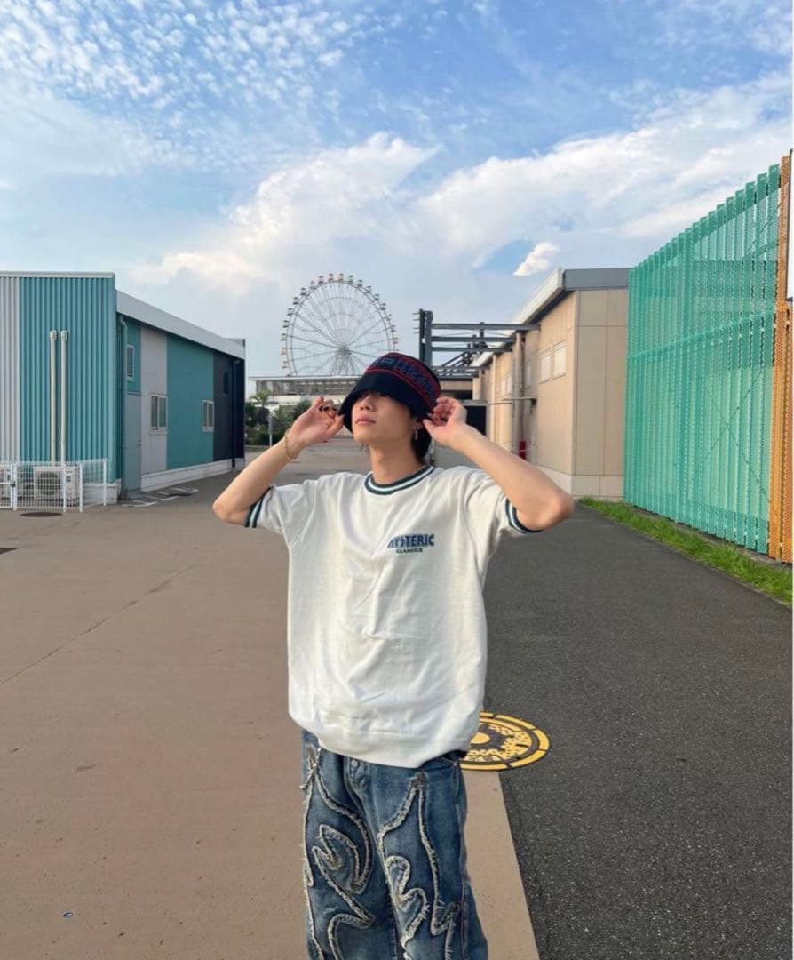 【コムドットやまと着用】ヒステリックグラマー　ニットバケットハット