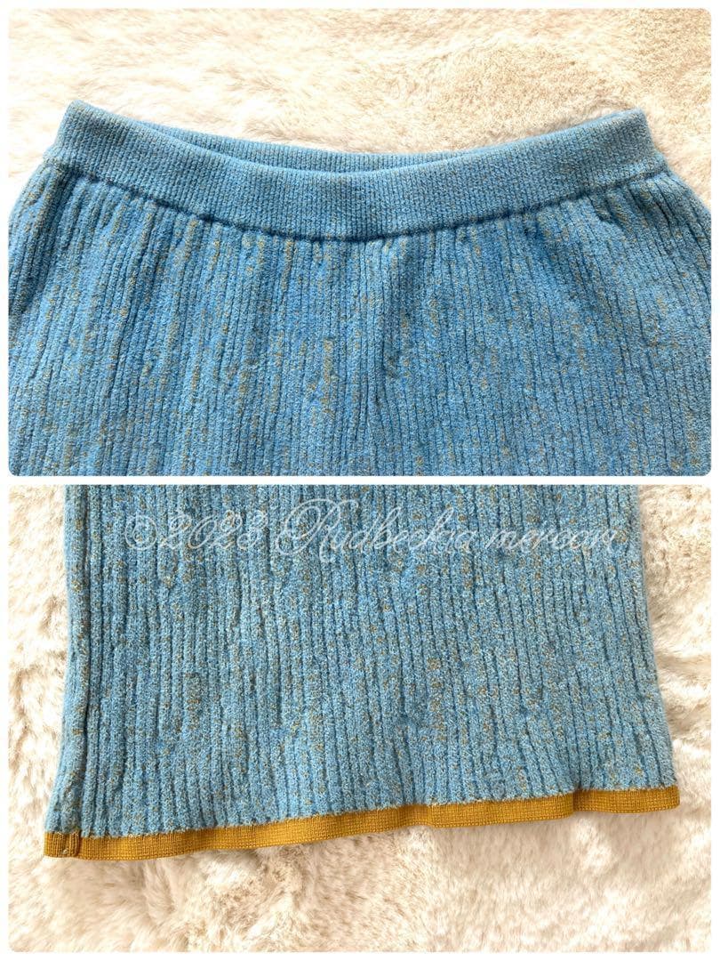 【人気完売・極美品】パステル・ドクシタニ ニット フレア パンツ 1