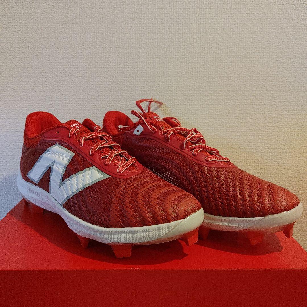 ニューバランス　野球　スパイク　ポイント 26.0センチ　レッド