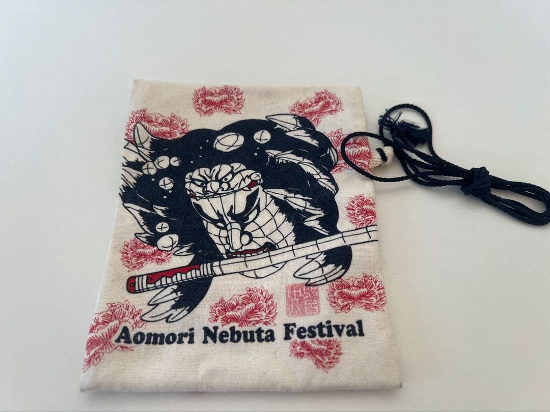 《祭》青森ねぶた跳人 浴衣ミニ丈紺,白2点 タスキおこししごき各橙色 福財布 鈴