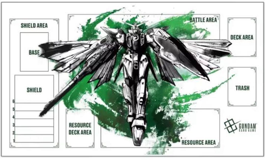 【正規品】ウィングガンダム　プレイマット　ガンダムカード　希少