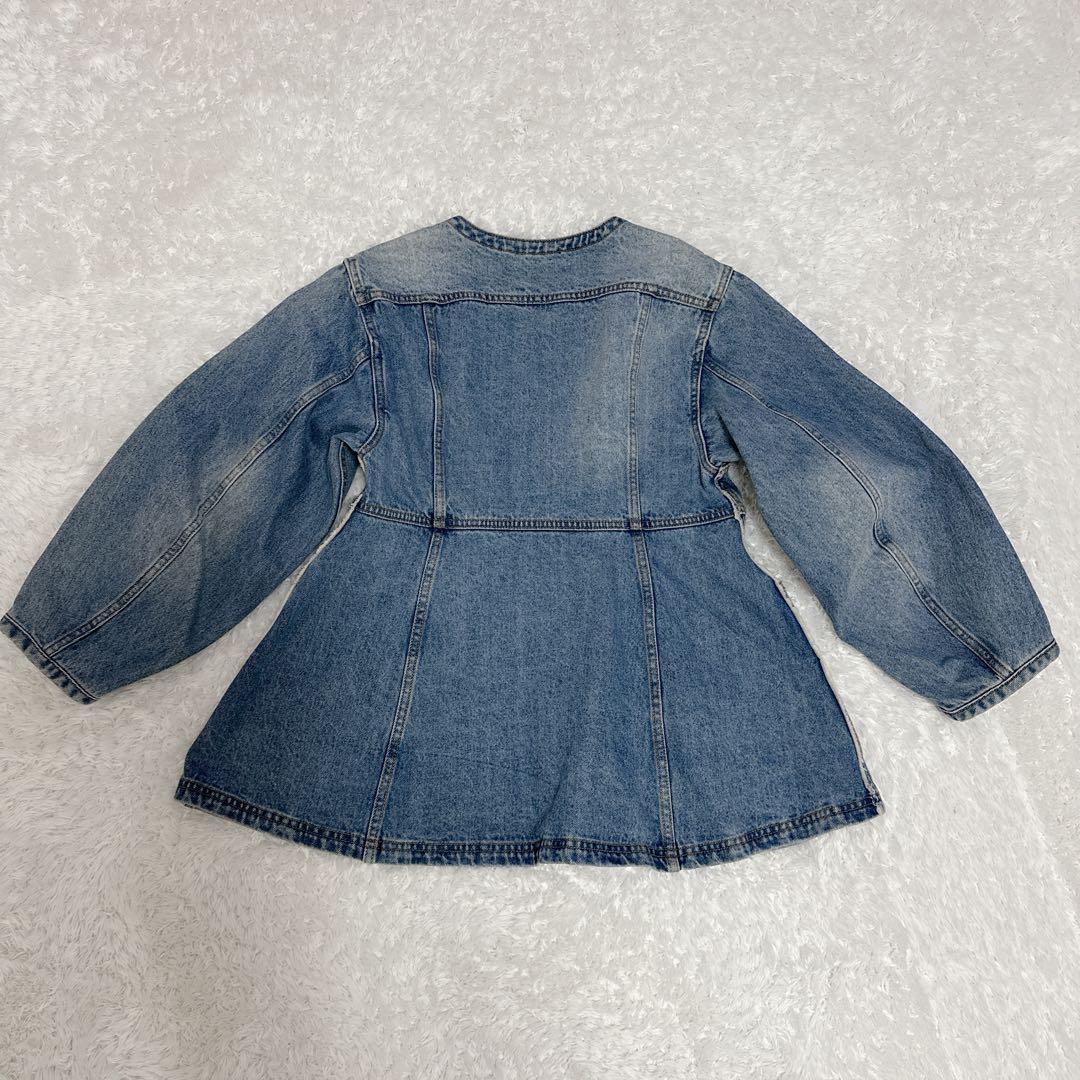 【完売品】ADAM ET ROPE FEMME デニムチュニックシェイプシャツ