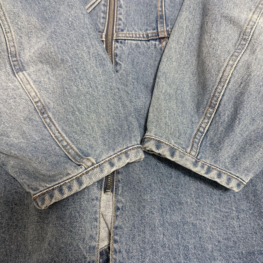 【完売品】ADAM ET ROPE FEMME デニムチュニックシェイプシャツ