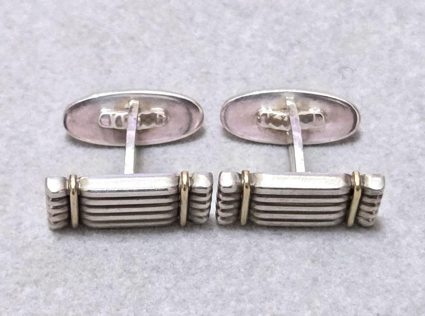 ジョージジェンセン　SV925　タイピン、カフスセット　42218