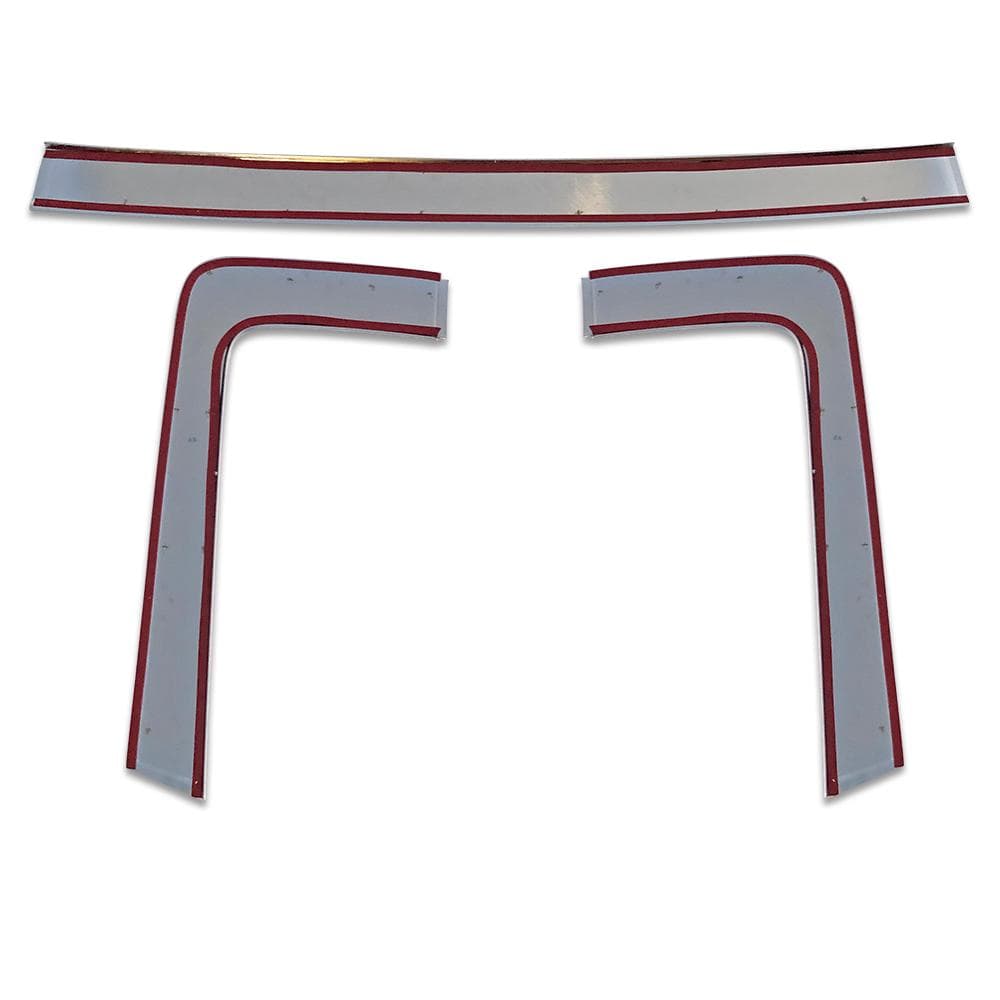 いすゞ 大型ファイブスターギガ メッキボンネットリップモール 3PC