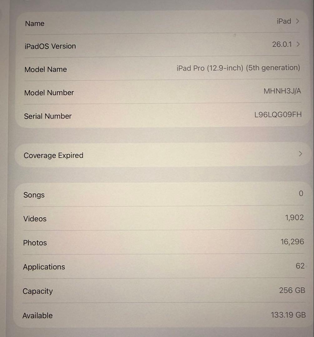 iPad Pro 12.9インチ (第5世代M1) ＋apple pencil2