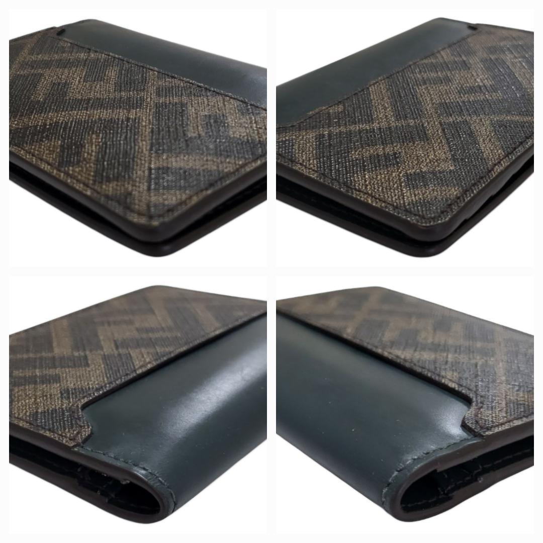 ☆FENDI FF / フェンディ スクエア 二つ折り名刺入れ カードケース!!