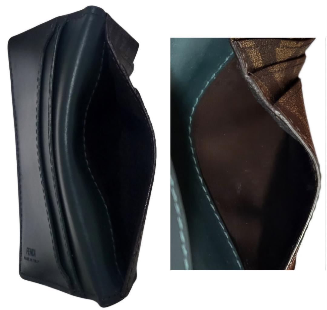 ☆FENDI FF / フェンディ スクエア 二つ折り名刺入れ カードケース!!