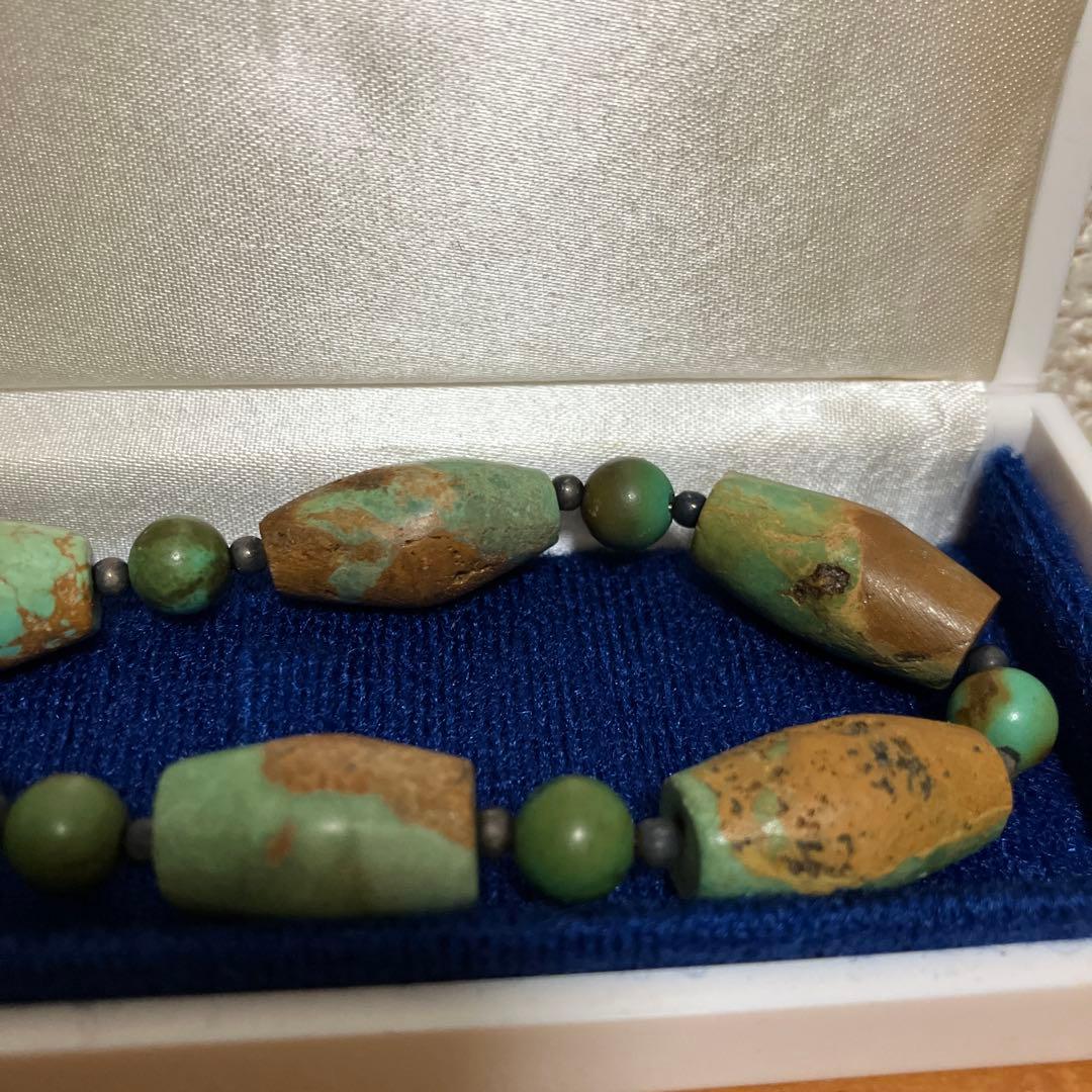 SEIKO セイコージュエリー 天然石 ターコイズ ネックレス ヴィンテージ