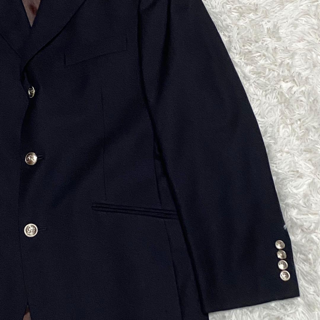【超希少】バーバリーズ・テーラードジャケット・銀ボタン・ネイビー・M相当
