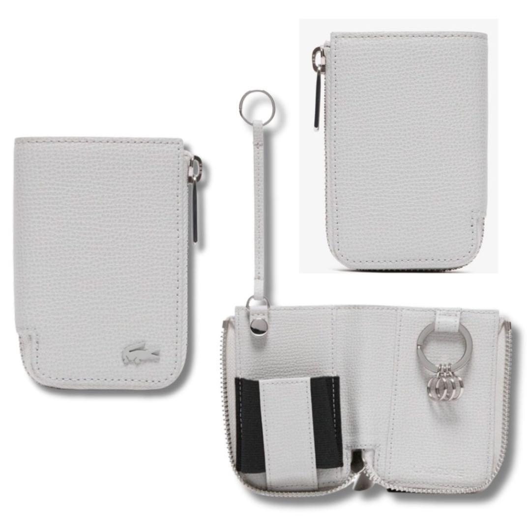 ラコステ LACOSTE デイリークロコ Lファスナースマートキーケース