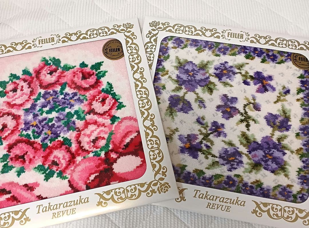 未使用 FEILER 宝塚 ハンカチ 2点セット