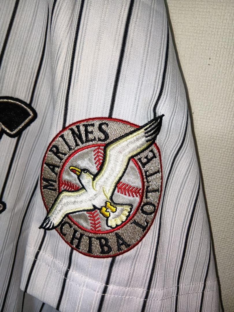 た*し様 【値下】千葉ロッテマリーンズ 里崎智也 里崎 ホーム ユニフォーム