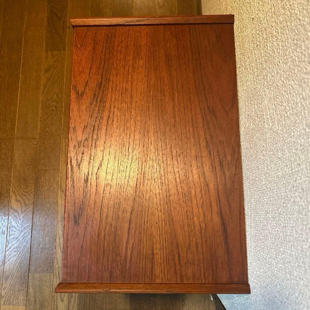 【北欧ヴィンテージ】デンマーク　チーク材　サイドチェスト2段