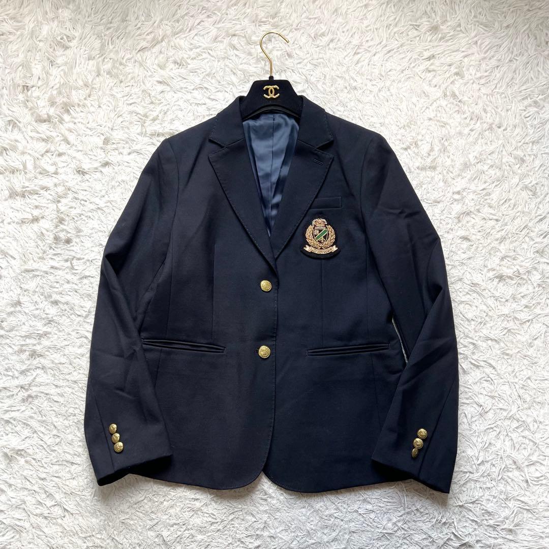 現行 美品 高級ライン EASTBOY ヴィーナス 紺ブレ 金ボタン エンブレム