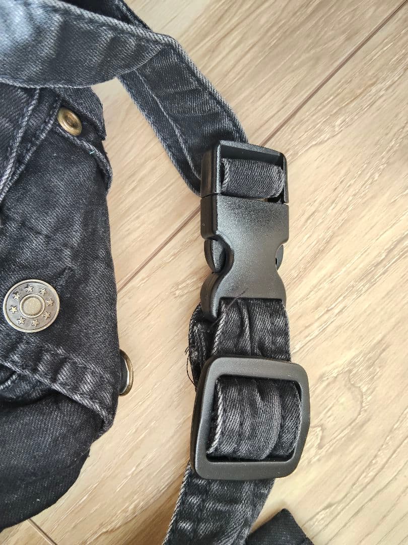 マムジー XS ブラック 着る抱っこ紐