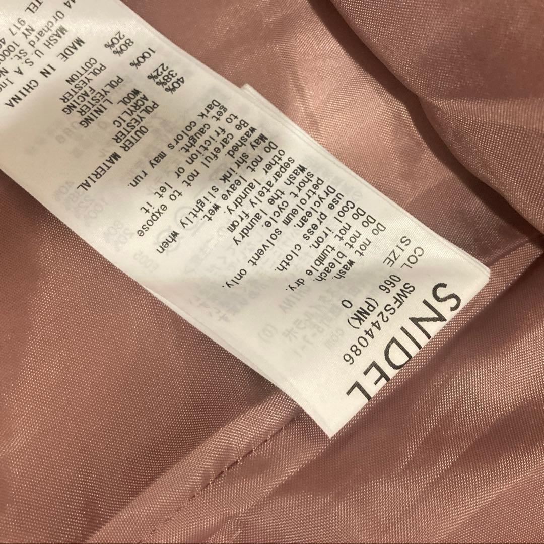 snidel スナイデル ロービングチェックスカート PNK ピンク