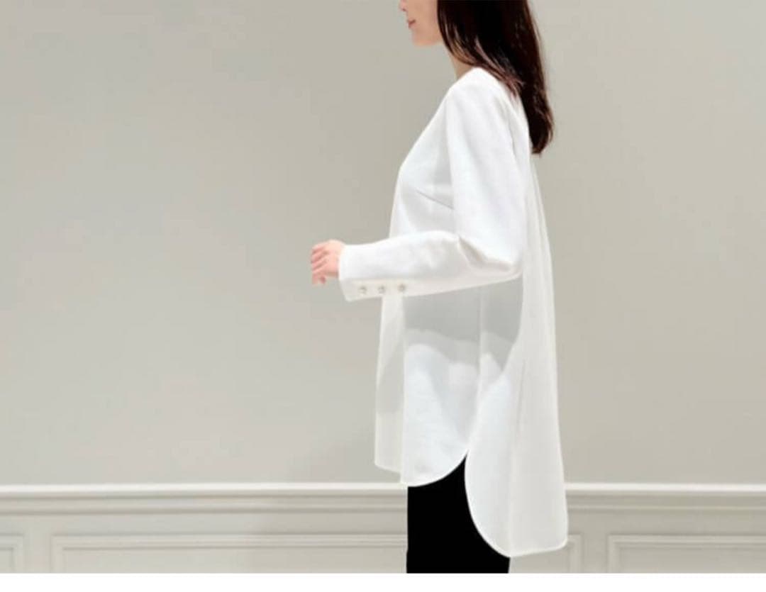 【新品・タグ付き】アベニールエトワール　スリーブパールロングカットソー