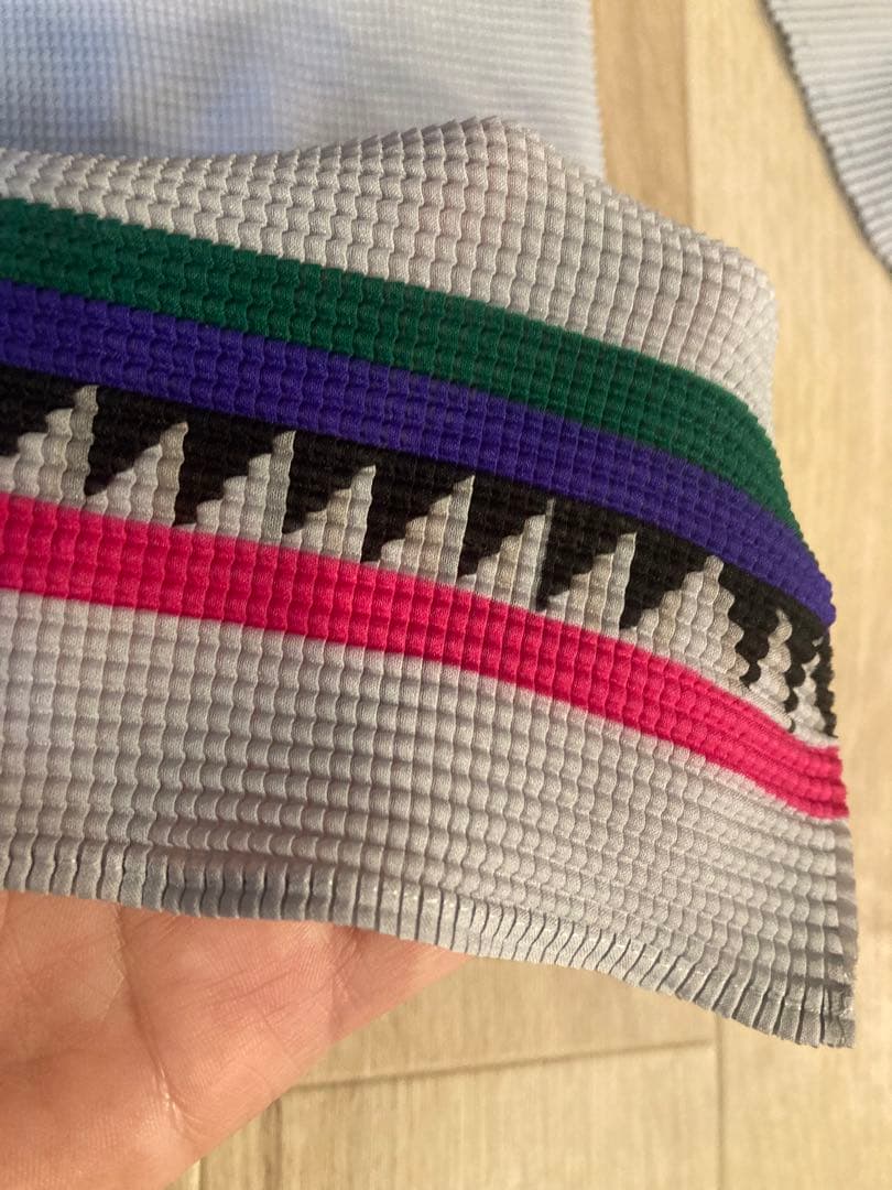 新品同　イッセイミヤケ me ワッフルカットソー 長袖　F