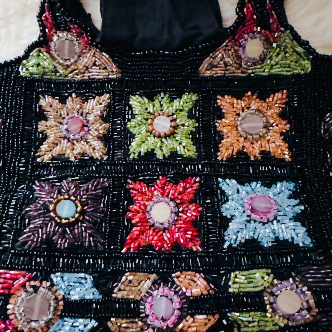 imayin イマイエン ビーズバッグ ビジュー ミニバッグ ハンドバッグ