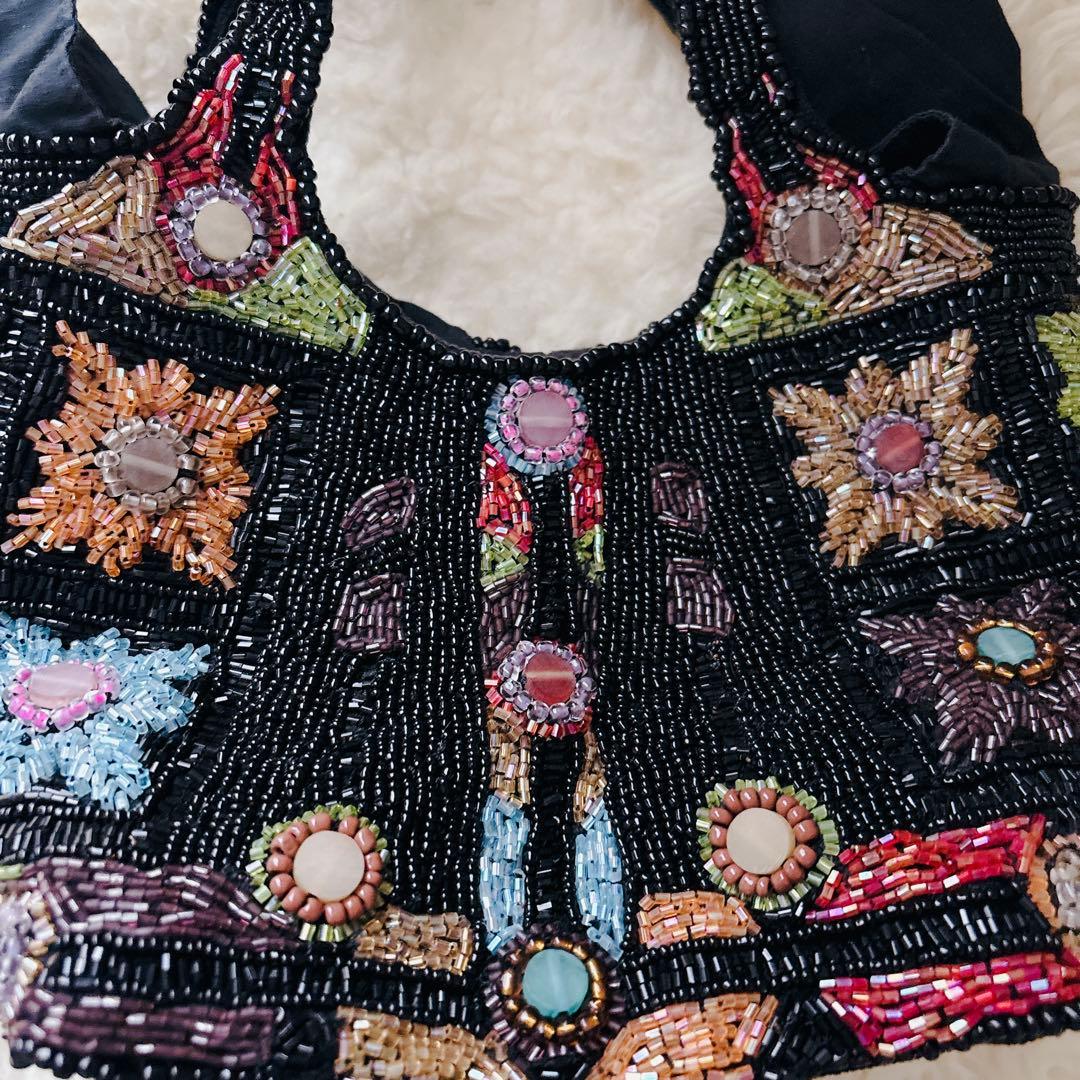 imayin イマイエン ビーズバッグ ビジュー ミニバッグ ハンドバッグ