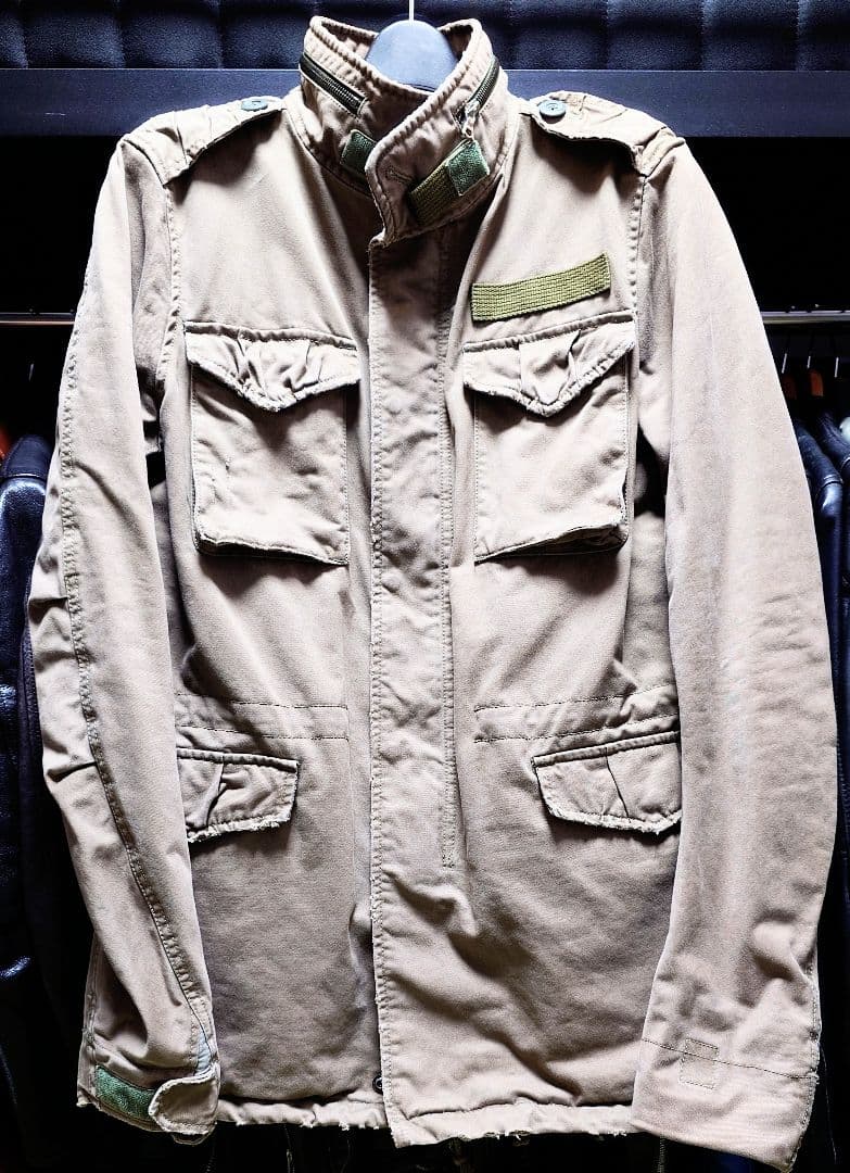 ★wjk M66 デストロイコットンツイル ダメージ加工 M カーキ 美品