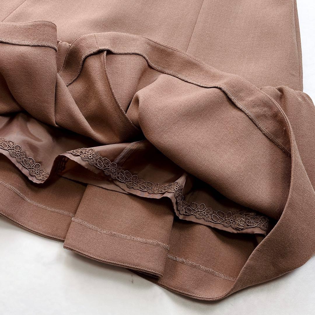 【FOXEY】クリーニング済　クリスタルラッフルドレス　ノースリーブワンピース