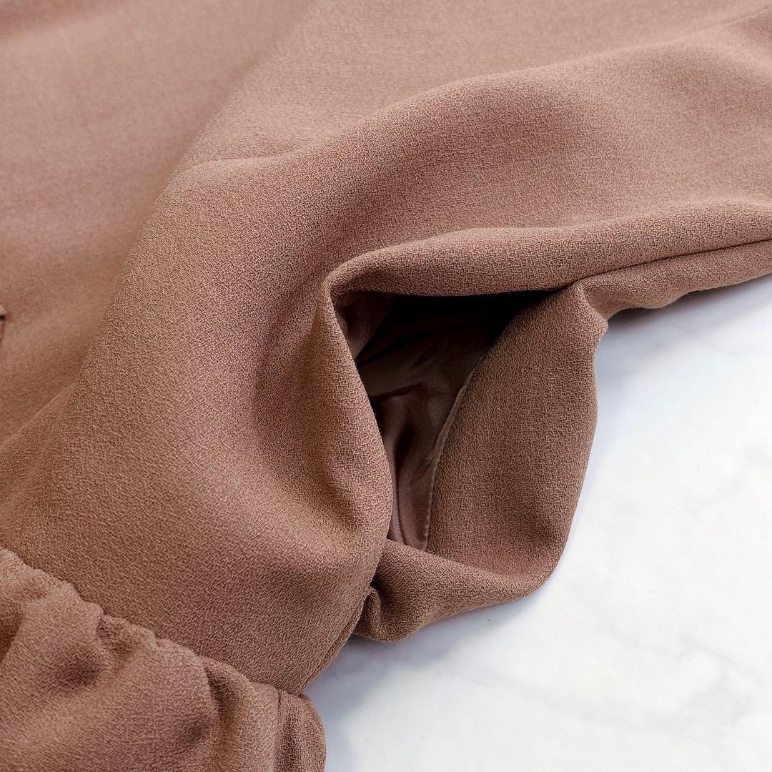 【FOXEY】クリーニング済　クリスタルラッフルドレス　ノースリーブワンピース