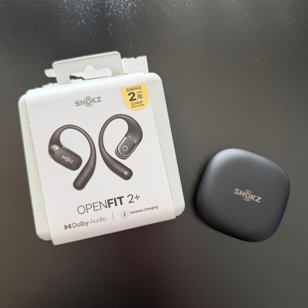 Shokz OPENFIT2+ Plus Dolby Audio ブラック 美品