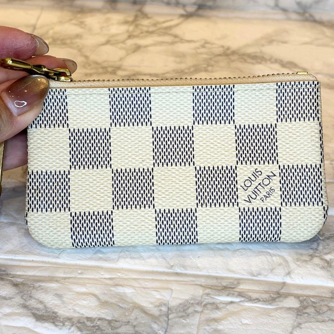 ルイヴィトン LV ポシェット クレ 小銭入れ ケース ダミエアズール