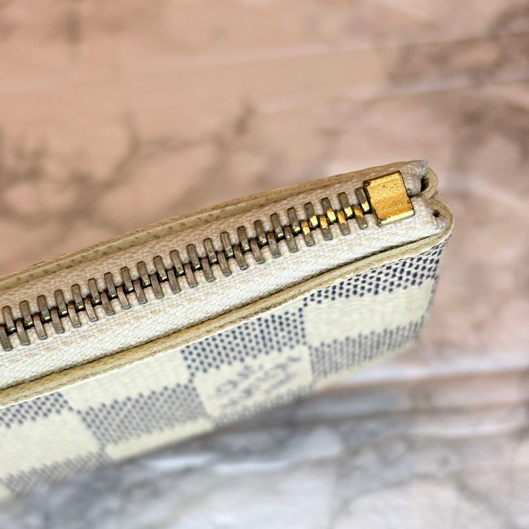 ルイヴィトン LV ポシェット クレ 小銭入れ ケース ダミエアズール