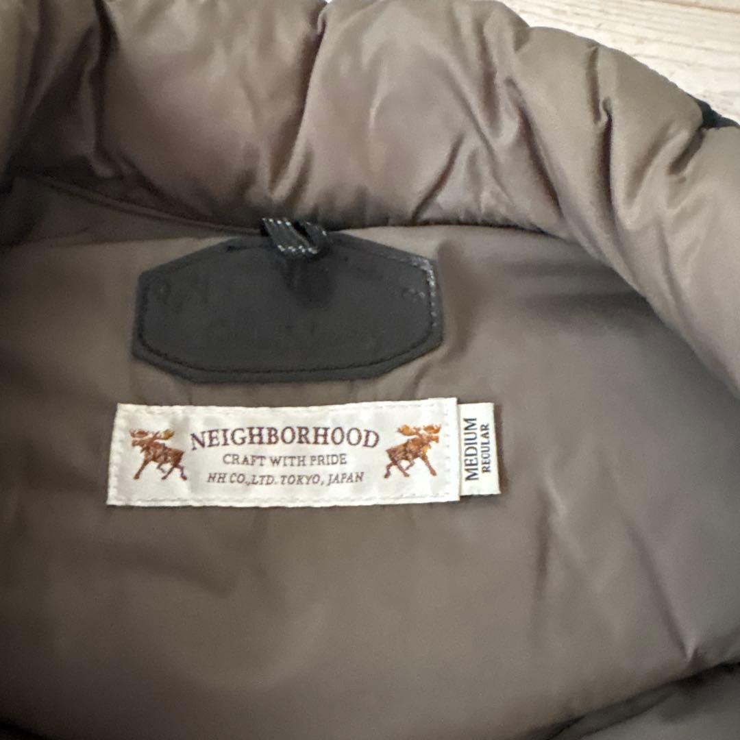 NEIGHBORHOOD ブラック ダウンベスト ロッキーマウンテンコラボ